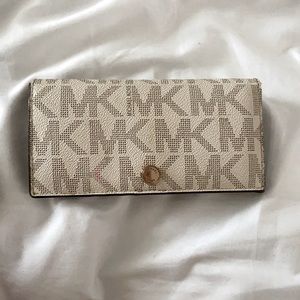 MICHAEL Michael  KORS leather slim wallet